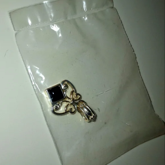 Sterling silver necklace and pendant set - Picture 6 of 12